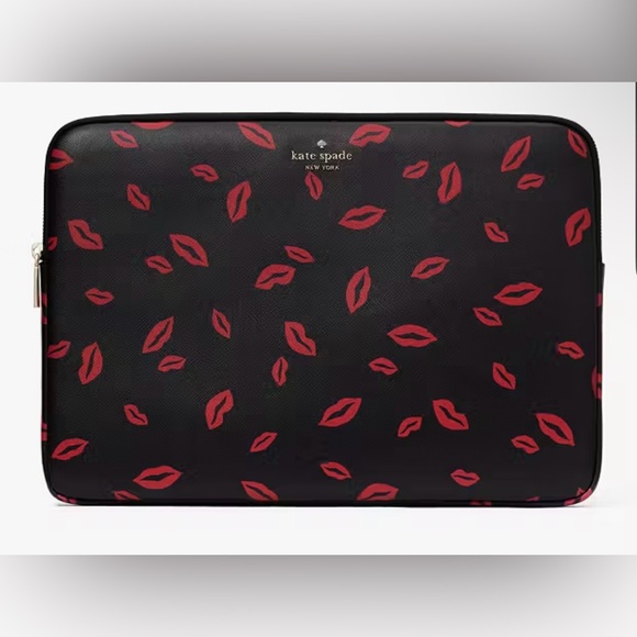 kate spade ~ lip toss printed laptop sleeve & Michael Kors Jet Set handbag - Picture 1 of 3
